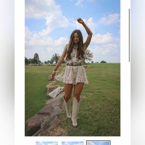 Priscilla Romper Western Gold Boutique